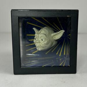 Vintage Star Wars Yoda Darth Vader Empire Strikes Back 3D Cube